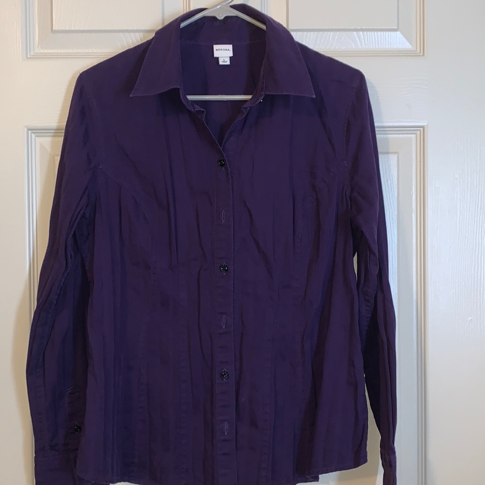 Merona button down top.